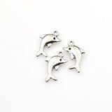 20PCS Dolphin Charms,2 Colors Available Double Sided-RS128