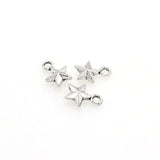 40 Little Star Charms 3D Pendants 4 Colors Available-RS529