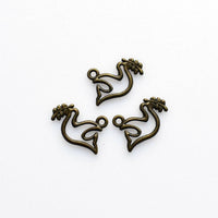 30PCS Peace Dove Charms,2 Colors Available-RS411