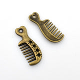 20PCS Comb Charms,Antique Bronze Tone-RS995