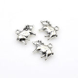 12PCS Detailed Pig Charms,2 Colors Available-RS979