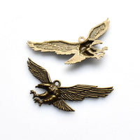 10PCS Eagle Charms,2 Colors Available-RS639