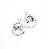 20PCS Cute Sun Charms,Cloud Pendants,2 Colors Available-RS171