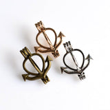 2PCS Anchor Cage Pendants,3 Colors Available-TS082