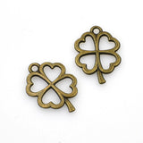 20PCS Clover Charms,3 Colors Available-RS466