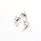 20PCS Dolphin Charms,Antique Silver Tone-RS1115