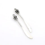 10PCS Crown Sword Charms,Antique Silver Tone-RS233