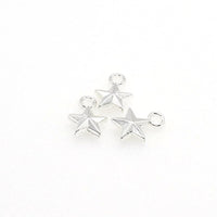 40 Little Star Charms 3D Pendants 4 Colors Available-RS529