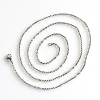 2 Finished Stainless Steel Chains 2 Sizes Available-CS057