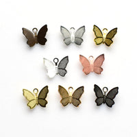 40PCS Simple Butterfly Charms,8 Colors Available-RS1062