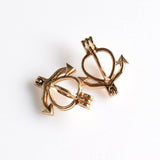 2PCS Anchor Cage Pendants,3 Colors Available-TS082