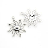 8PCS Big Sun Charms,2 Colors Available-RS499