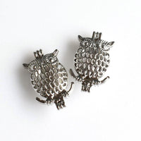 2PCS Owl Cage Pendants,3 Colors Available-TS094