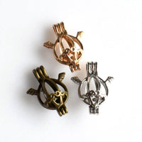 2PCS Small Wing Cage Pendants,3 Colors Available-TS091