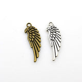 15PCS Detailed Wing Charms,2 Colors Available Double Sided-RS1008