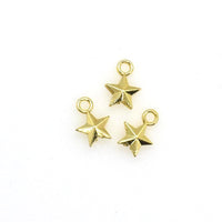 40 Little Star Charms 3D Pendants 4 Colors Available-RS529