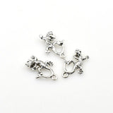 30PCS Gecko Charms,Antique Silver Tone-RS550