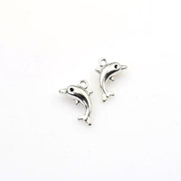 20PCS Dolphin Charms,Antique Silver Tone-RS1115