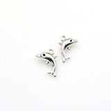 20PCS Dolphin Charms,Antique Silver Tone-RS1115