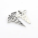 20PCS Double Snake Scepter Charms,2 Colors Available-RS362