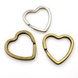 8PCS Heart Key Rings 2 Colors Available-RS655