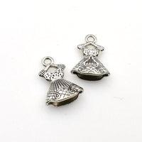 15PCS Skirt Charms,2 Colors Available,3D-RS1195