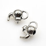 20PCS Teapot Charms,Antique Silver Tone 3D-RS570