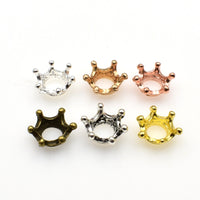 25PCS Crown Charms,6 Colors Available-RS1233