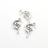 25PCS Moon Angel Charms,2 Colors Available-RS005