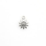 30PCS Sun Charms,Antique Silver Tone Double Sided-RS809