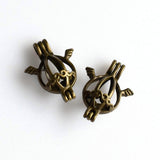 2PCS Small Wing Cage Pendants,3 Colors Available-TS091