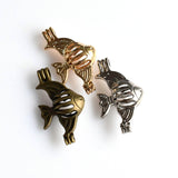 2PCS Fish Cage Pendants,3 Colors Available-TS092