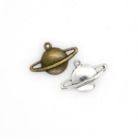 30PCS Saturn Charms,Planet Pendants,2 Colors Available-RS264