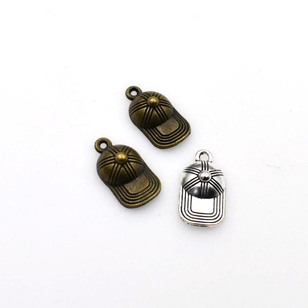 20PCS Baseball Cap Charms,2 Colors Available,3D-RS707