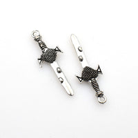 20PCS Sword Charms,Antique Silver Tone-RS969