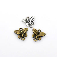 30PCS Butterfly Connector Charms,2 Colors Available-RS111