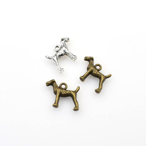 15PCS Dog Charms,2 Colors Available-RS926