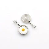 4PCS Enamel Fried Egg Charms-RS1178