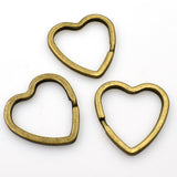 8PCS Heart Key Rings 2 Colors Available-RS655