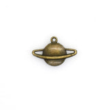 30PCS Saturn Charms,Planet Pendants,2 Colors Available-RS264