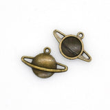 30PCS Saturn Charms,Planet Pendants,2 Colors Available-RS264