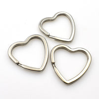 8PCS Heart Key Rings 2 Colors Available-RS655