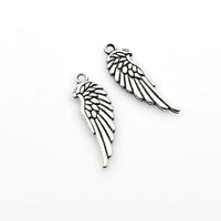 15PCS Detailed Wing Charms,2 Colors Available Double Sided-RS1008