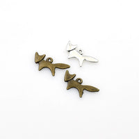 40PCS Fox Charms,2 Colors Available-RS221