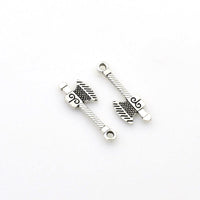 30PCS Ax Charms,Antique Silver Tone Double Sided-RS583