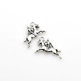 20PCS Knight Charms,Antique Silver Tone-RS397