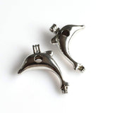 2PCS Dolphin Cage Pendants,2 Colors Available-TS087