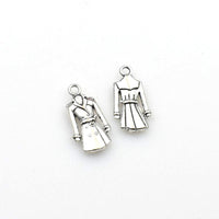 15PCS Windbreaker Charms,Antique Silver Tone-RS1186