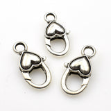 6PCS Heart Lobster Clasp,2 Colors Available-GS018