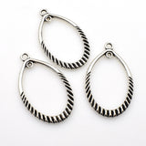 10PCS Oval Connector Charms,2 Colors Available-RS1102